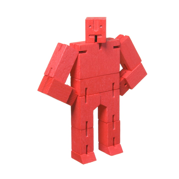 Cubebot Areaware i mikro, rød