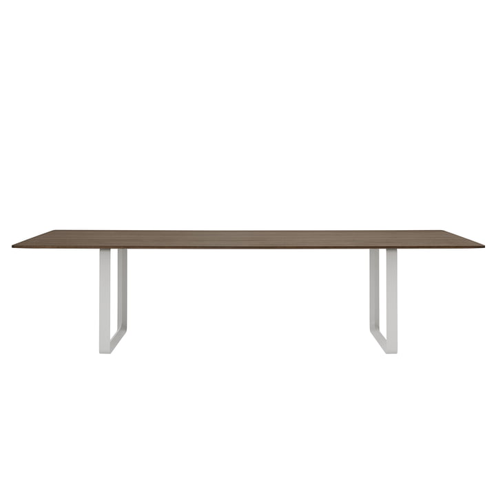 70/70 spisebord 295 x 108 cm fra Muuto i røget eg / grå