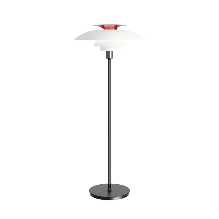 PH 80 gulvlampe, opal hvid af Louis Poulsen