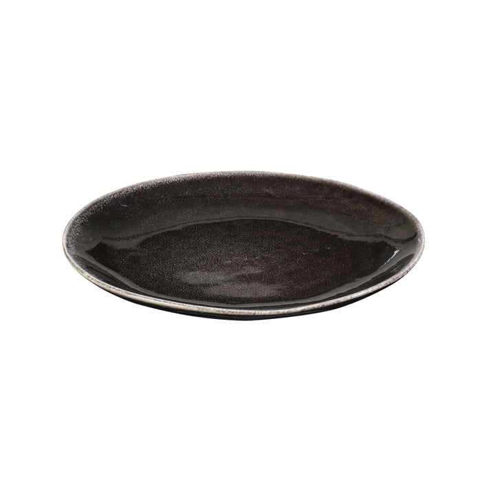 Nordic Coal Dessert Plate Ø 20 cm fra Broste Copenhagen