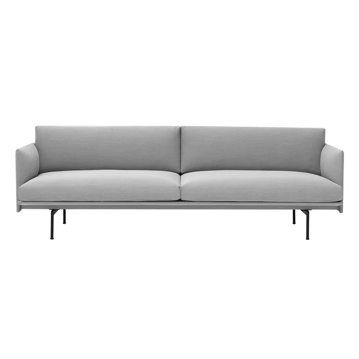 Outline sofa 3-personers fra Muuto i Vancouver 14 / sort