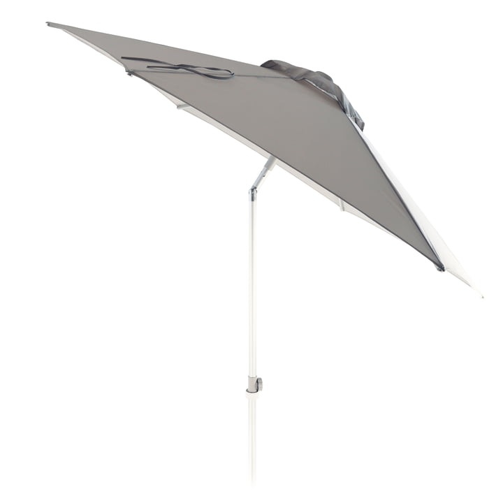 Jan Kurtz - Elba parasol, rund, lysegrå