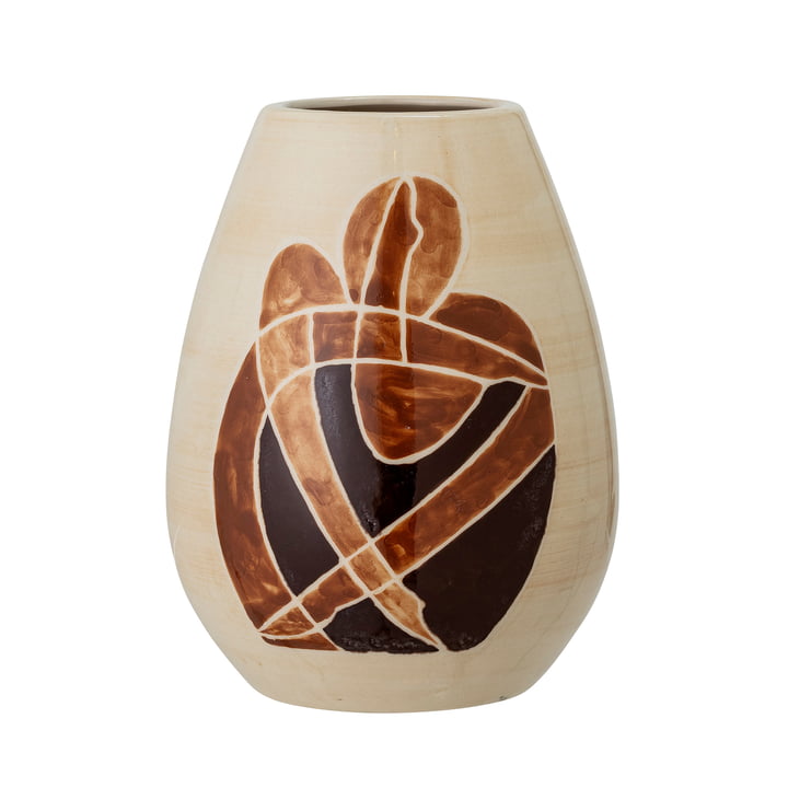 Jona vase, H 18 cm fra Bloomingville i brun