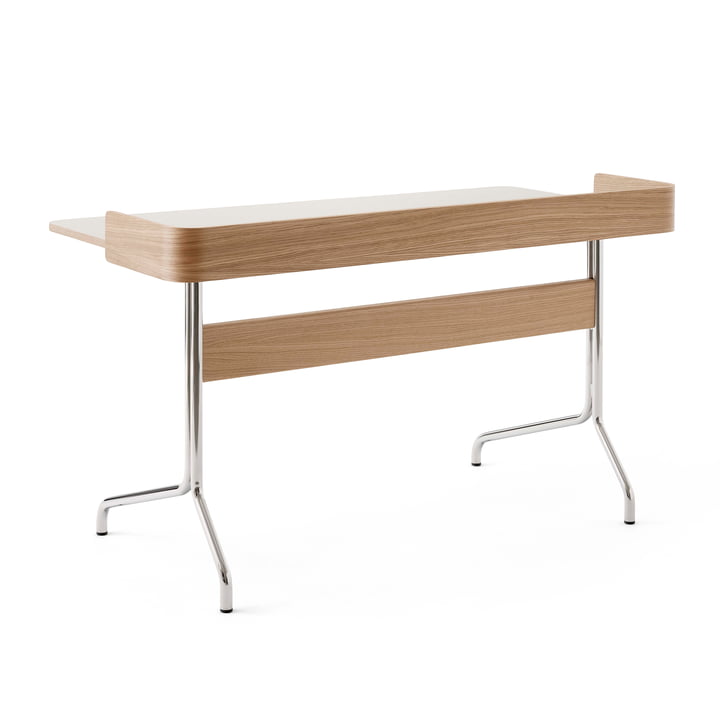 Pavilion AV17 skrivebord med ramme, 130 x 65 cm, eg / linoleumsvamp (4176) af & tradition