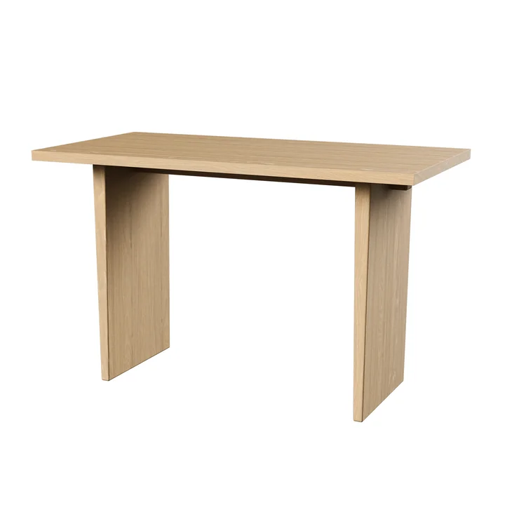 Private skrivebord, 60 x 120 cm, natur / eg af Gubi