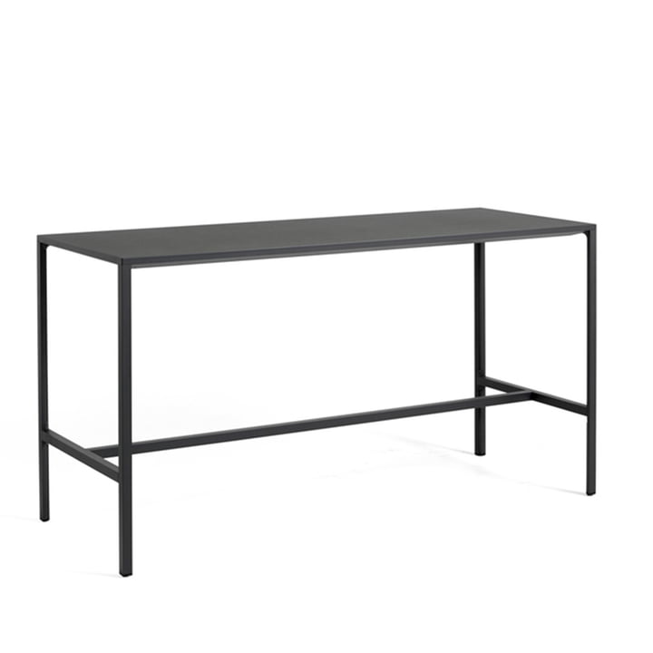 New Order High Table fra Hay i dimensionerne 200 x 75 cm i farven trækul / mørkegrå