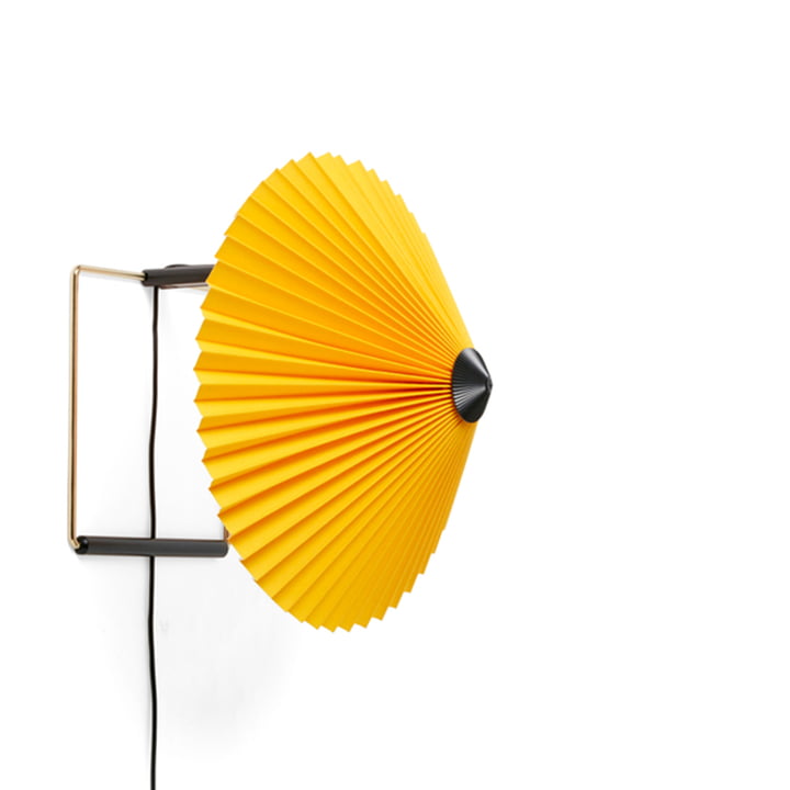 Matin væglampe LED fra Hay Ø 30 cm i farven gul