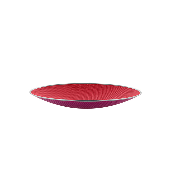 Cohncave skål fra Alessi med en diameter på 33 cm i farven rød
