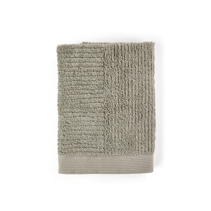 Det Classic gæstehåndklæde fra Zone Denmark, 50 x 70 cm, eucalyptus green