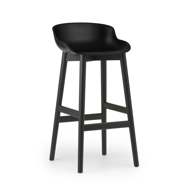 Hyg barstol H 75 cm fra Normann Copenhagen i sort eg