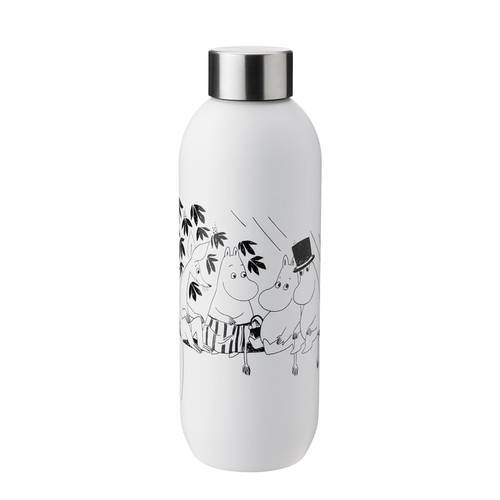 Keep Cool Moomin drikkeflasken 0,75 l fra Stelton i soft white