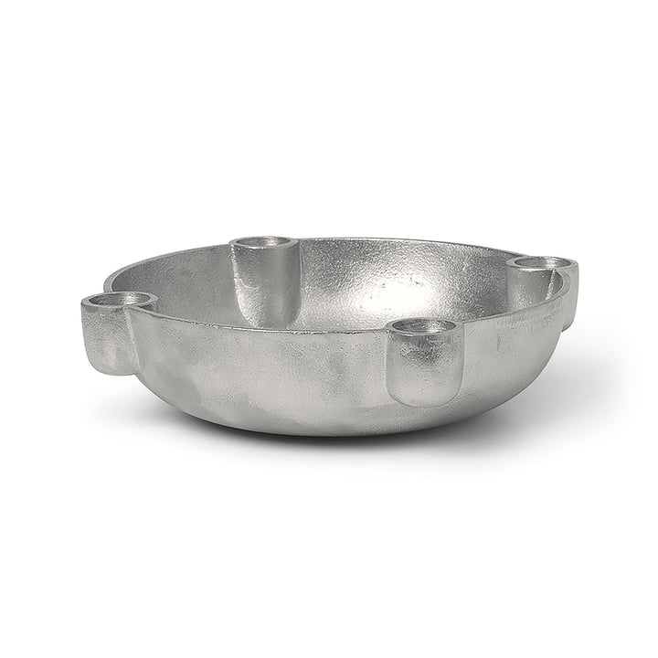 Bowl aluminium fra ferm Living i farven sølv