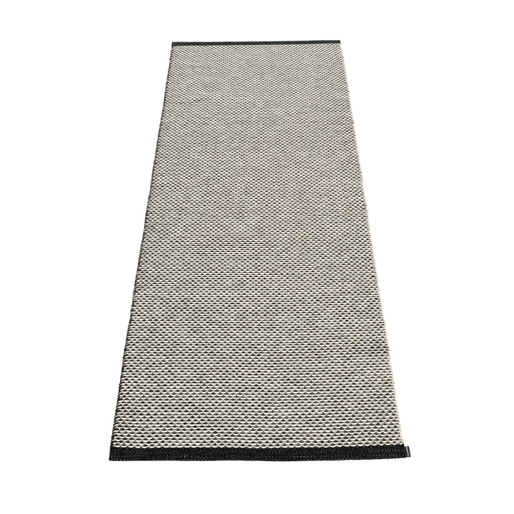 Effi tæppe, 70 x 200 cm fra Pappelina i sort