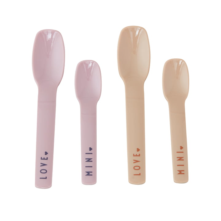 AJ Mini Favourite Spoon Set by Design Letters i lavendel