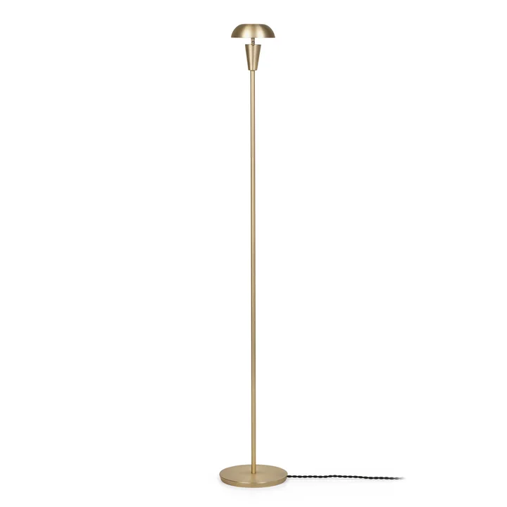 Tiny gulvlampe fra Ferm Living i messingversionen