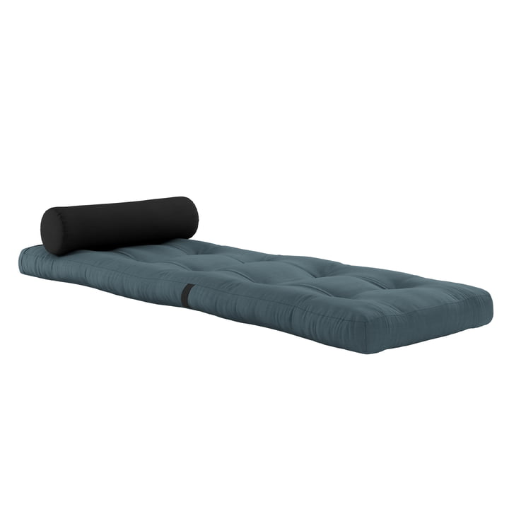 Wrap futon lænestol fra Karup Design i mørkegrå/petrolblå