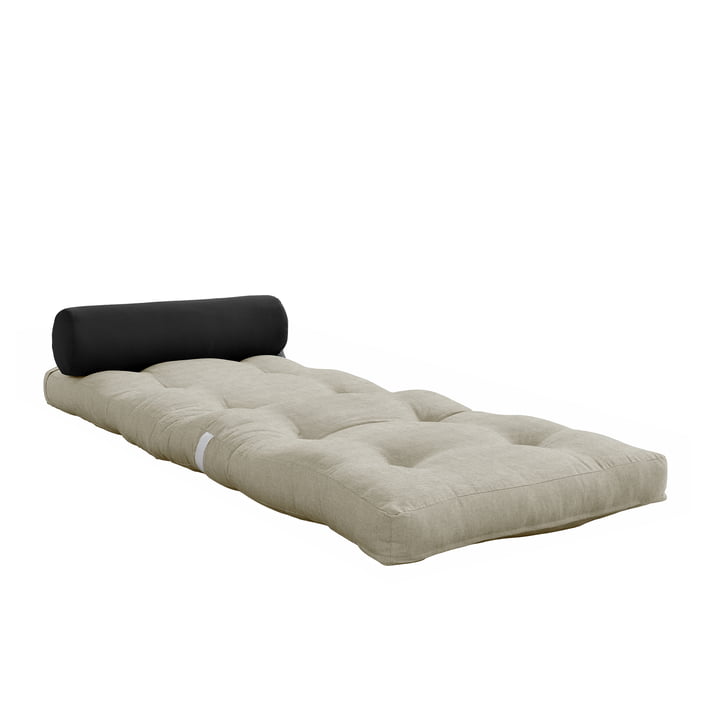 Wrap futon lænestol fra Karup Design i mørkegrå/hør