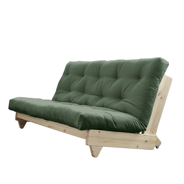 Fresh sovesofa 140 x 200 cm fra Karup Design i olivengrøn