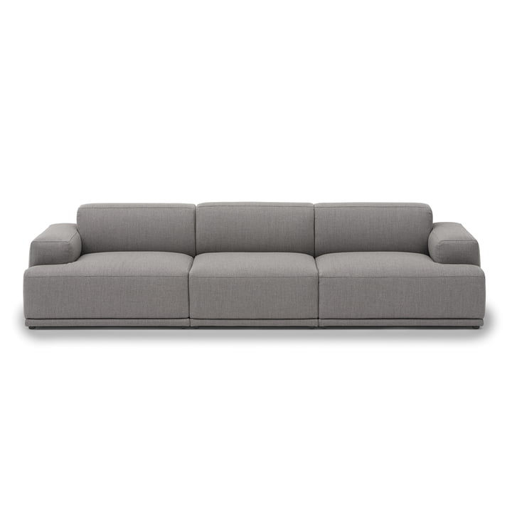 Connect Soft Modular Sofa 3-Seater Configuration 1 fra Muuto i Re-Wool 128 versionen