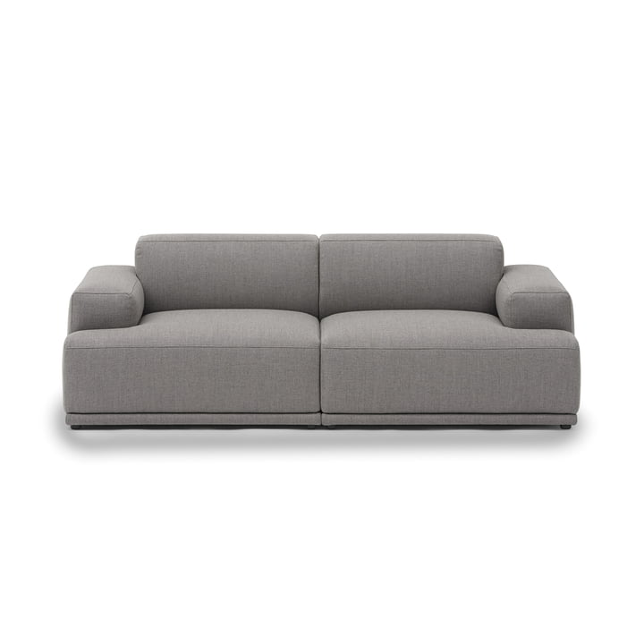 Connect Soft Modular Sofa 2-Seater Configuration 1 fra Muuto i Re-Wool 128 versionen