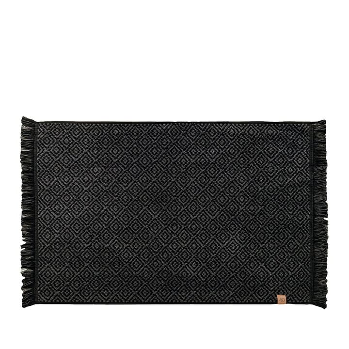 Morocco bademåtte 50 x 80 cm af Mette Ditmer i sort/grå