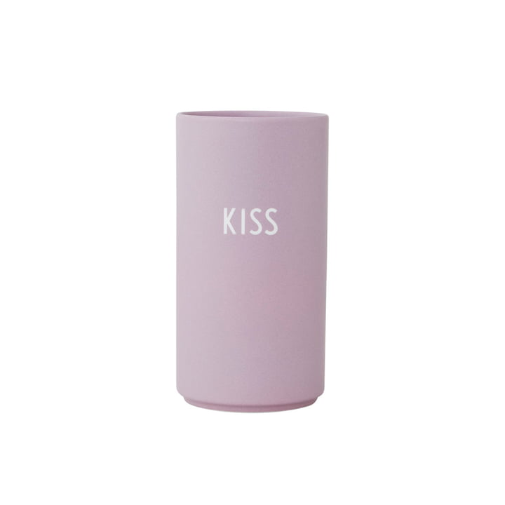 AJ Favourite porcelænsvase Medium Kiss fra Design Letters i lavendel