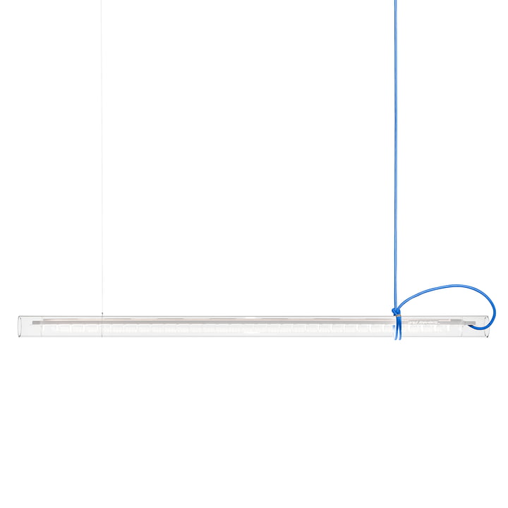 Den Tubular LED-pendelarmatur, hvid / blå af Ingo Maurer
