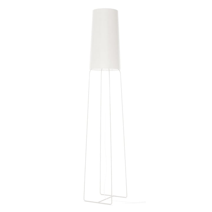 frauMaier – Slimsophie standerlampe, LED, hvid
