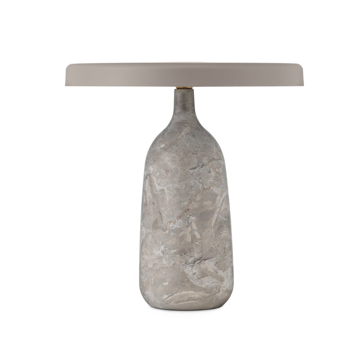 Eddy LED-bordlampe fra Normann Copenhagen i grå marmor