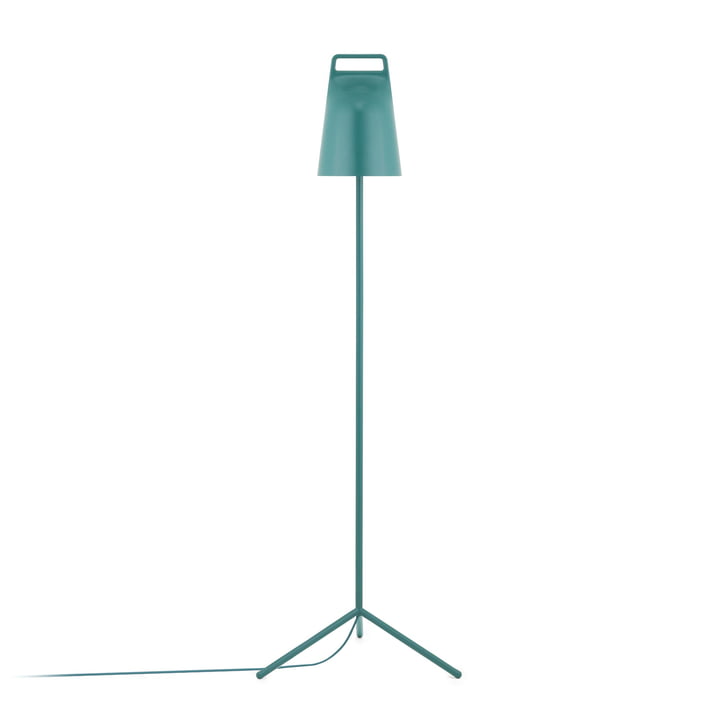 Stage gulvlampe fra Normann Copenhagen i bengrøn