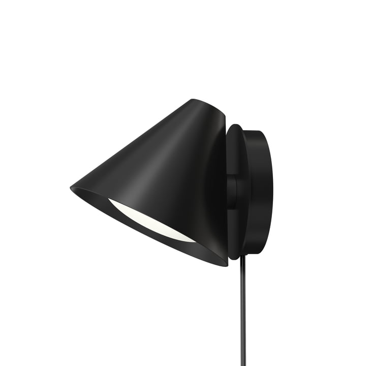 Keglen LED væglampe D2W fra Louis Poulsen i sort