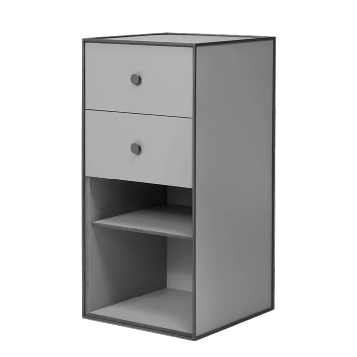 Frame 70 inkl. skuffe fra Audo i mørkegrå