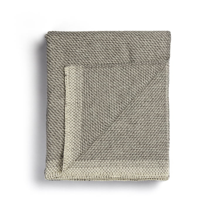 Una uldtæppe 200 x 150 cm fra Røros Tweed i grå