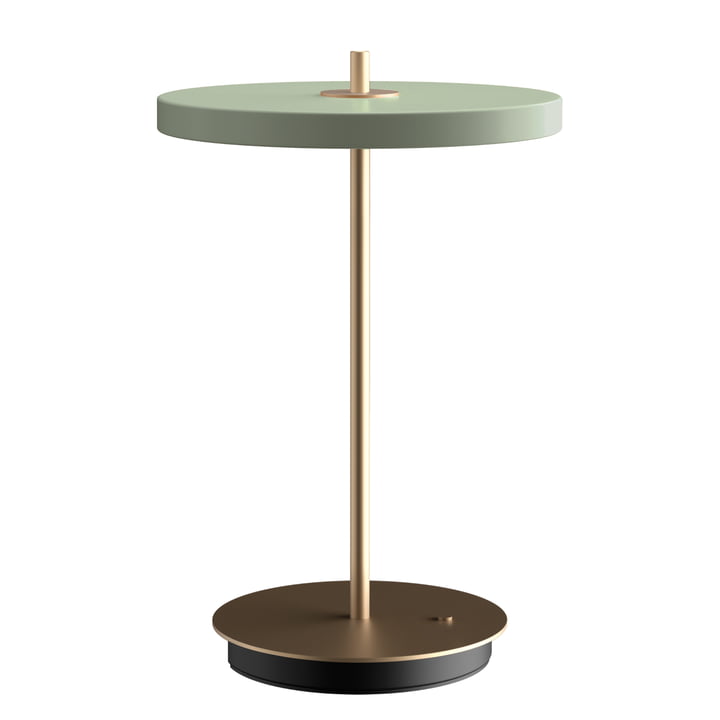 Asteria Move LED bordlampe H 30,6 cm fra Umage i olive