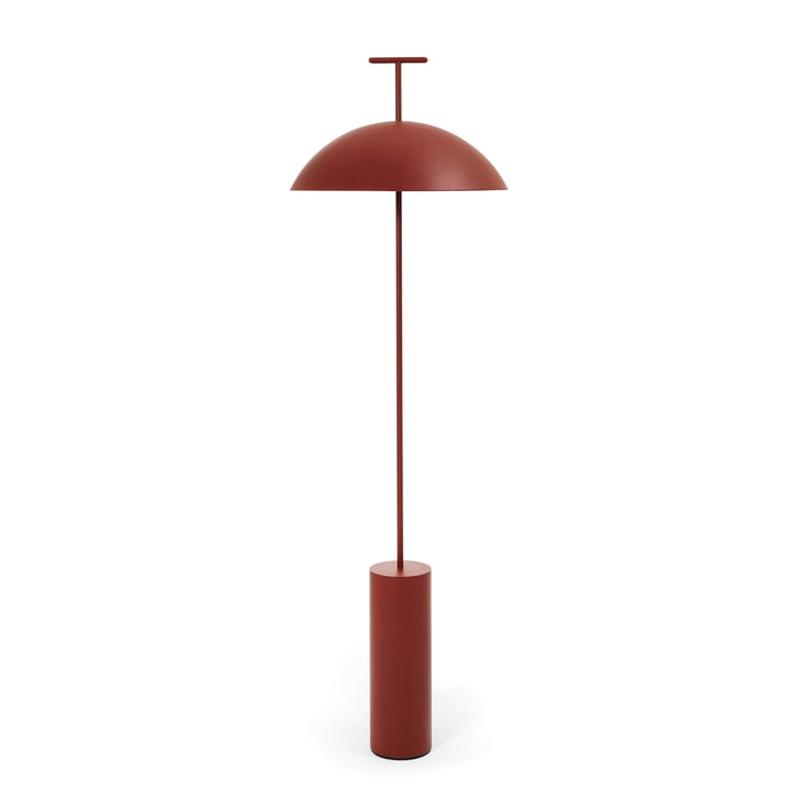 Geen-A LED gulvlampe fra Kartell i mursten rød