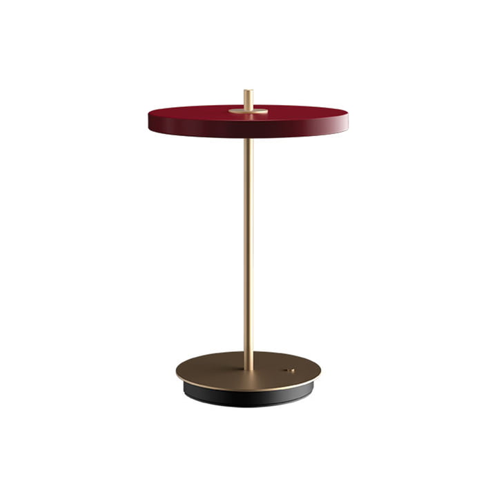Asteria Move LED bordlampen fra Umage, H 30,6 cm, ruby red