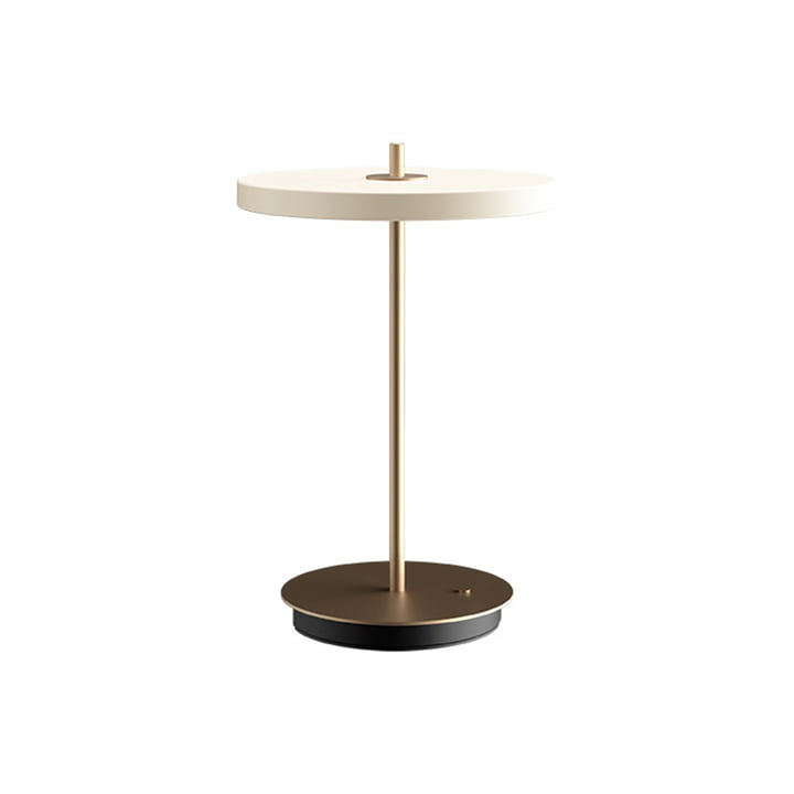 Asteria Move LED bordlampen fra Umage, H 30,6 cm, pearl white