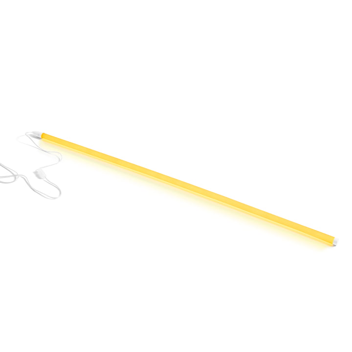 Neon LED lyspind, Ø 2,5 x 150 cm, gul fra Hay.