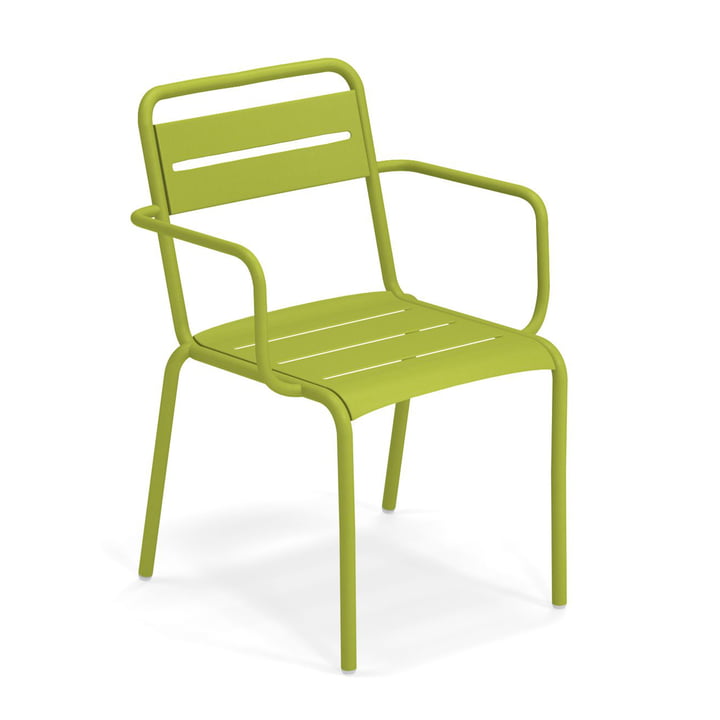 Star udendørs lænestol fra Emu i grøn