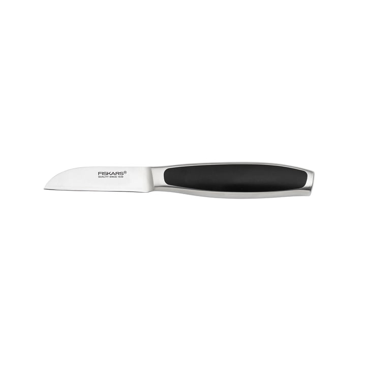 Royal skærekniv 7 cm fra Fiskars i rustfrit stål / sort