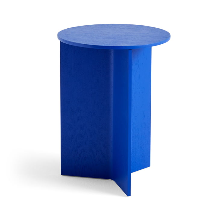Hay - Spaltebord Rundt Højt, Ø 35 x H 47 cm, levende blå