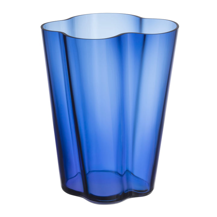 Aalto Vase Finlandia 270 mm, ultramarinblå fra Iittala