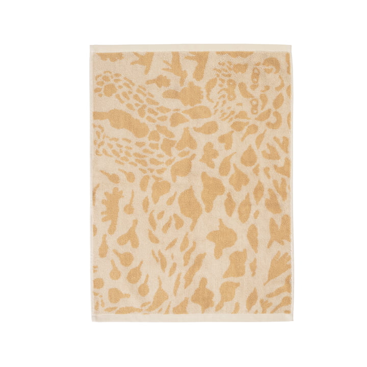 Oiva Toikka håndklæde 50 x 70 cm, Cheetah brun/hvid fra Iittala