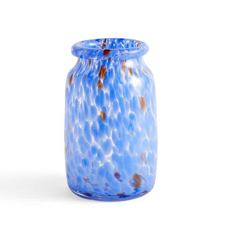 Splash Vase M, Ø 14,3 x H 22,2 cm, blå fra Hay