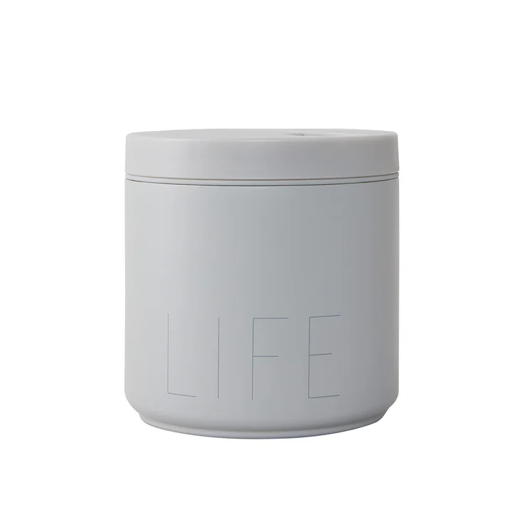 Travel Life Thermo Lunch Box stor i Life / cool grå fra Design Letters