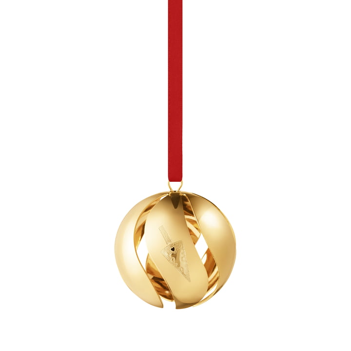 Julekugle 2022, guld af Georg Jensen