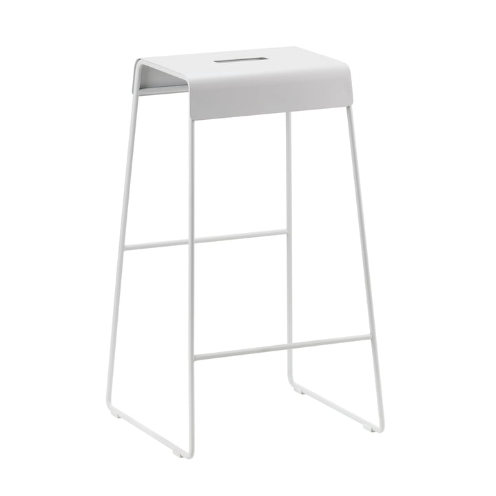 A-Stool barstol, H 65 cm, blød grå fra Zone Denmark