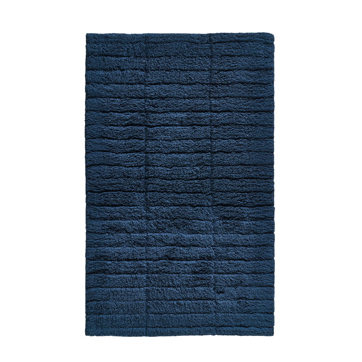 Soft Tiles badeværelsesmåtte, 80 x 50 cm, mørkeblå fra Zone Denmark