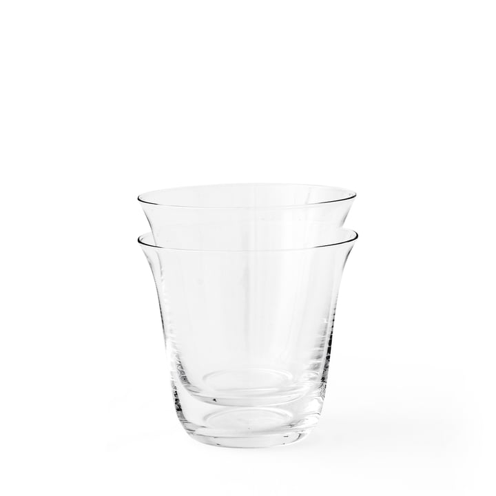 Strandgade drikkeglas H 9 cm, gennemsigtigt (sæt af 2) fra Audo