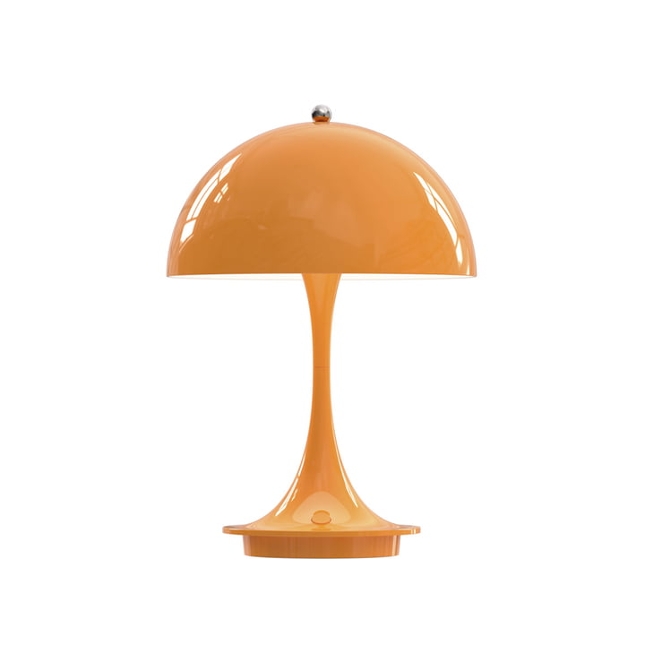 Panthella Portable batteri LED bordlampe, orange fra Louis Poulsen